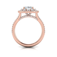 Grand Double Halo Oval Engagement Ring