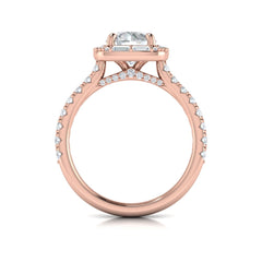 Intricate Halo Engagement Ring