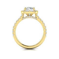 Intricate Halo Engagement Ring
