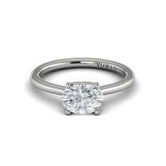 Horizon Oval Solitaire Engagement Ring