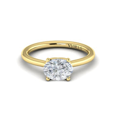 Horizon Oval Solitaire Engagement Ring