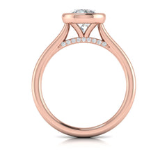 Singular Round Bezel Engagement Ring