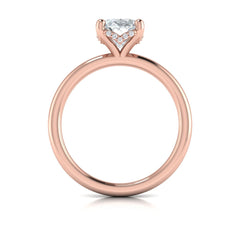 Promise Solitaire Oval Engagement Ring