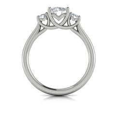 Timeless Trio Three Stone Engagement Ring