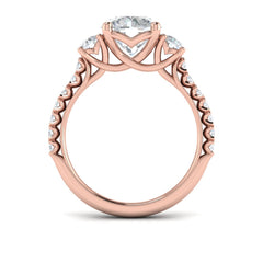 Classic Trio Three Stone Engagement Ring