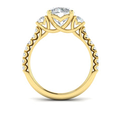 Classic Trio Three Stone Engagement Ring