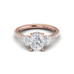 Tapestry Oval Trilogy Engagement Ring