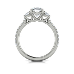 Tapestry Oval Trilogy Engagement Ring