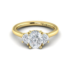 Harmony Three Stone Engagement Ring