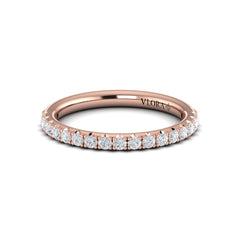 Matching Band for Graceful Trio Three Stone Engagement Ring