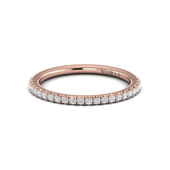 Matching Band for Delicate Classic Hidden Halo Engagement Ring