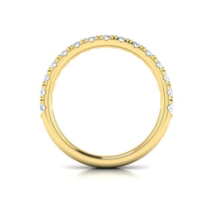 Matching Band for Timeless Cathedral Engagement Ring with Hidden Halo