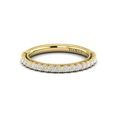 Matching Band for Floral Halo Oval Engagement Ring