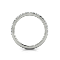 Matching Band for Entwined Solitaire Engagement Ring with Hidden Halo