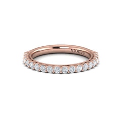 Matching Band for Woven Elegance Hidden Halo Round Engagement Ring