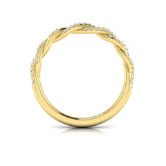 Matching Band for Entwined Engagement Ring