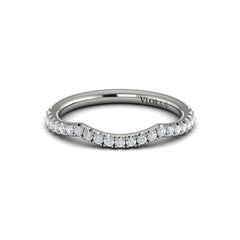 Matching Band for Woven Pave Round Diamond Engagement Ring