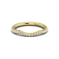 Matching Band for Woven Pave Round Diamond Engagement Ring