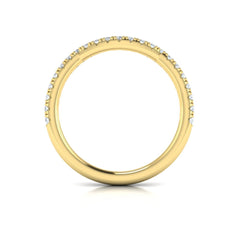 Matching Band for Woven Pave Round Diamond Engagement Ring