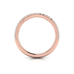 Matching Band for Woven Pave Oval Diamond Engagement Ring