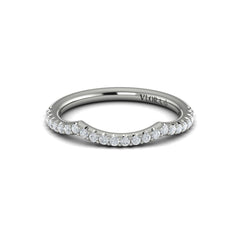 Matching Band for Woven Pave Oval Diamond Engagement Ring