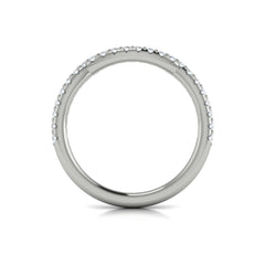 Matching Band for Woven Pave Oval Diamond Engagement Ring