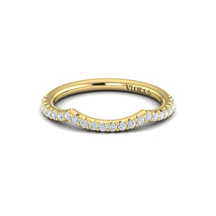 Matching Band for Woven Pave Oval Diamond Engagement Ring