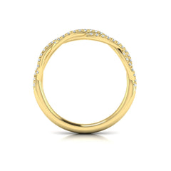 Matching Band for Woven Strands Engagement Ring