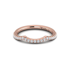Matching Band for Entwined Oval Hidden Halo Engagement Ring