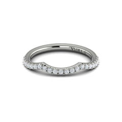 Matching Band for Entwined Oval Hidden Halo Engagement Ring