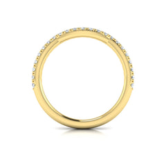 Matching Band for Entwined Oval Hidden Halo Engagement Ring