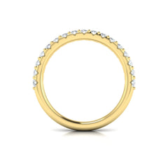 Matching Band for Bold Cathedral Round Diamond Engagement Ring