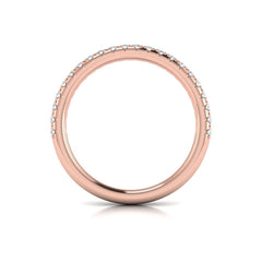 Matching Band for Dramatic Cathedral Hidden Halo Engagement Ring