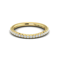 Matching Band for Dramatic Cathedral Hidden Halo Engagement Ring