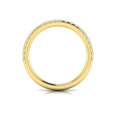 Matching Band for Dramatic Cathedral Hidden Halo Engagement Ring