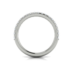 Matching Band for Unique Oval Halo Round Engagement Ring