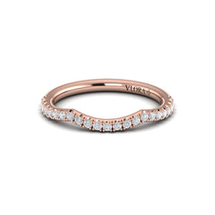 Matching Band for Enchanted Vine Oval Hidden Halo Engagement Ring