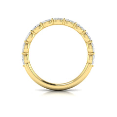 Matching Band for Graceful Round Diamond Engagement Ring