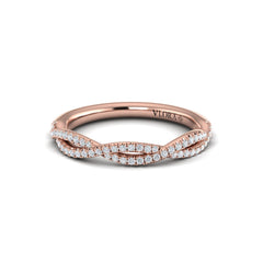 Matching Band for Entwined Pear Halo Engagement Ring