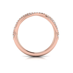 Matching Band for Entwined Pear Halo Engagement Ring