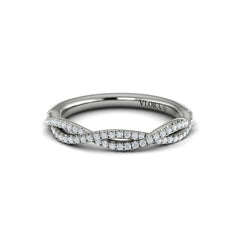 Matching Band for Entwined Pear Halo Engagement Ring