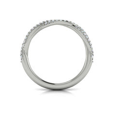 Matching Band for Entwined Pear Halo Engagement Ring