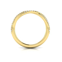 Matching Band for Entwined Pear Halo Engagement Ring