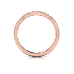 Matching Band for Entwined Halo Round Engagement Ring