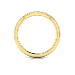 Matching Band for Entwined Halo Round Engagement Ring