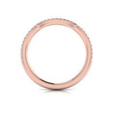 Matching Band for Entwined Euro Halo Round Engagement Ring