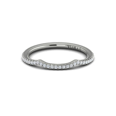 Matching Band for Entwined Euro Halo Round Engagement Ring