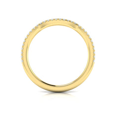 Matching Band for Entwined Euro Halo Round Engagement Ring