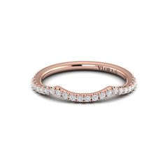 Matching Band for Entwined Oval Halo Engagement Ring