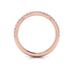 Matching Band for Entwined Oval Halo Engagement Ring